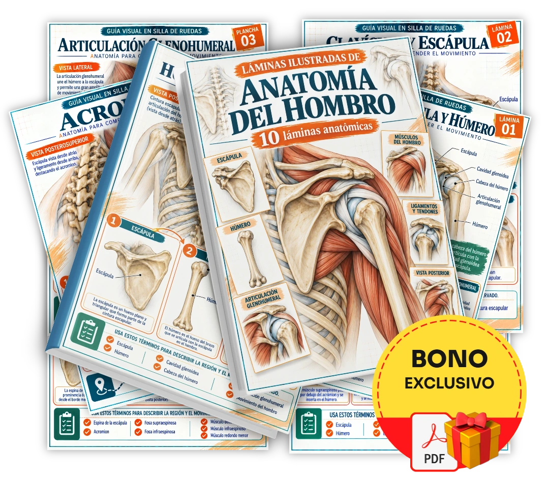 Láminas Ilustradas de Anatomía de los Hombros